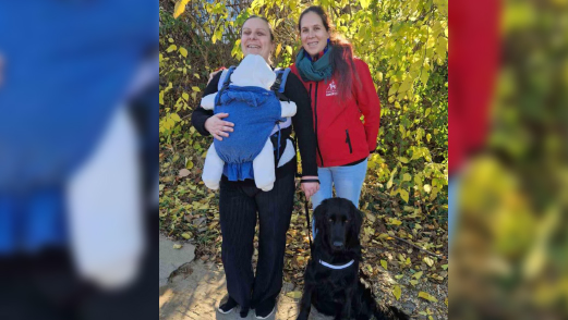 Batóg krisztina zsuzsanna és ebony vakvezetőkutya